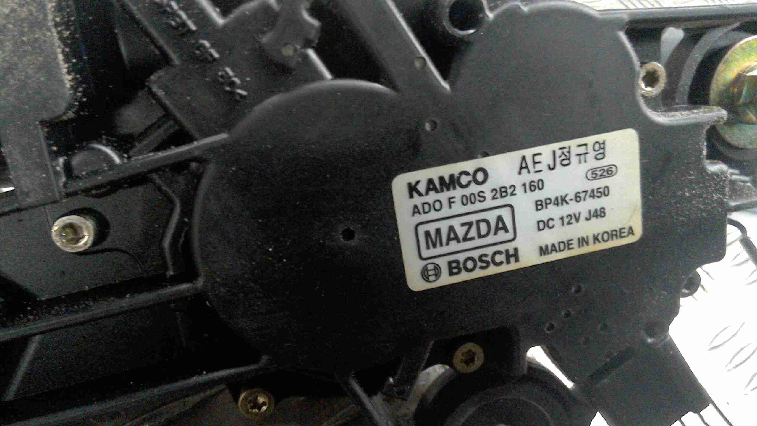 Моторчик стеклоочистителя задний Mazda 3 BK купить в России