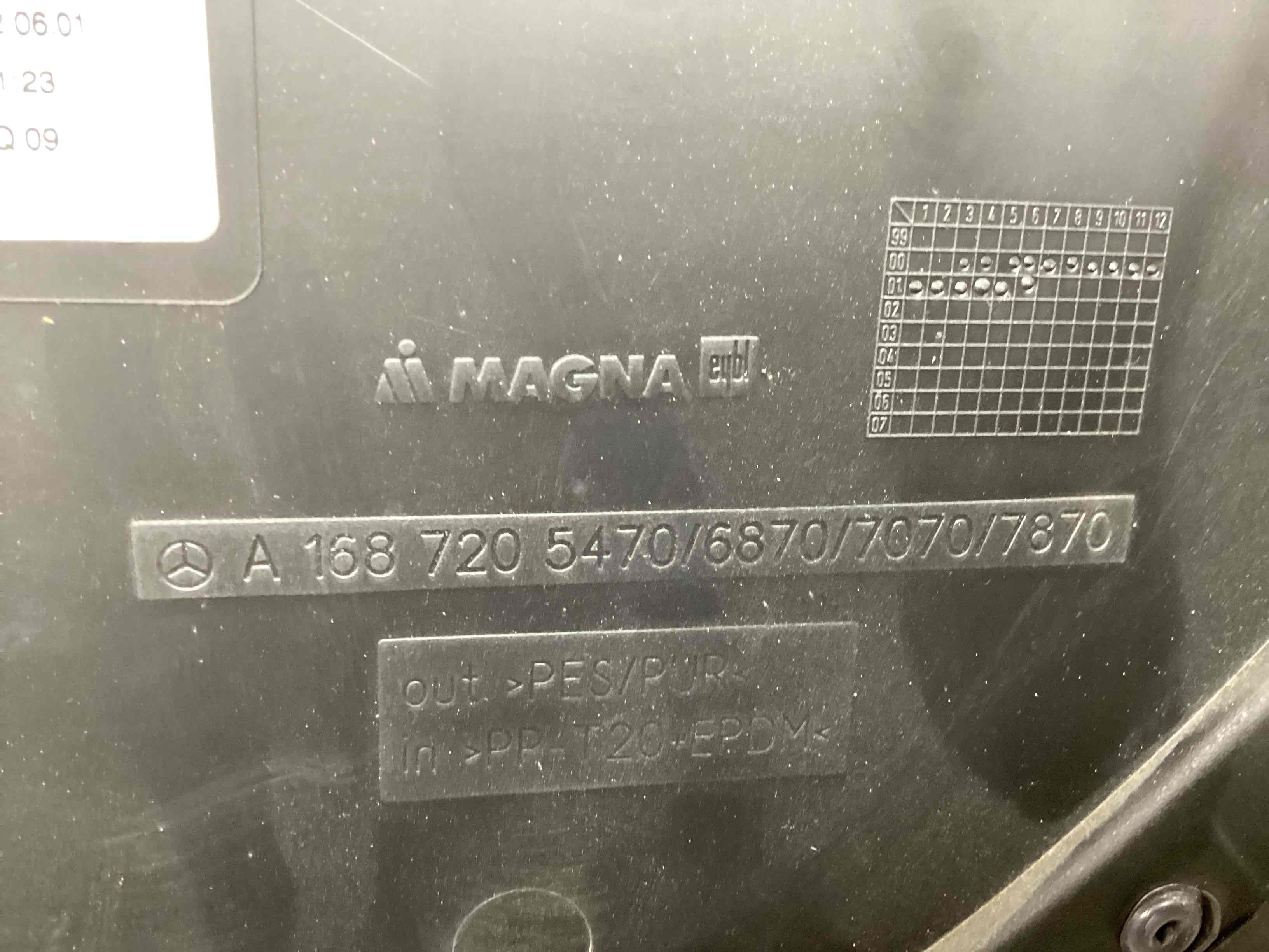 Обшивка (карта) двери передней правой Mercedes A-Class (W168) купить в Беларуси