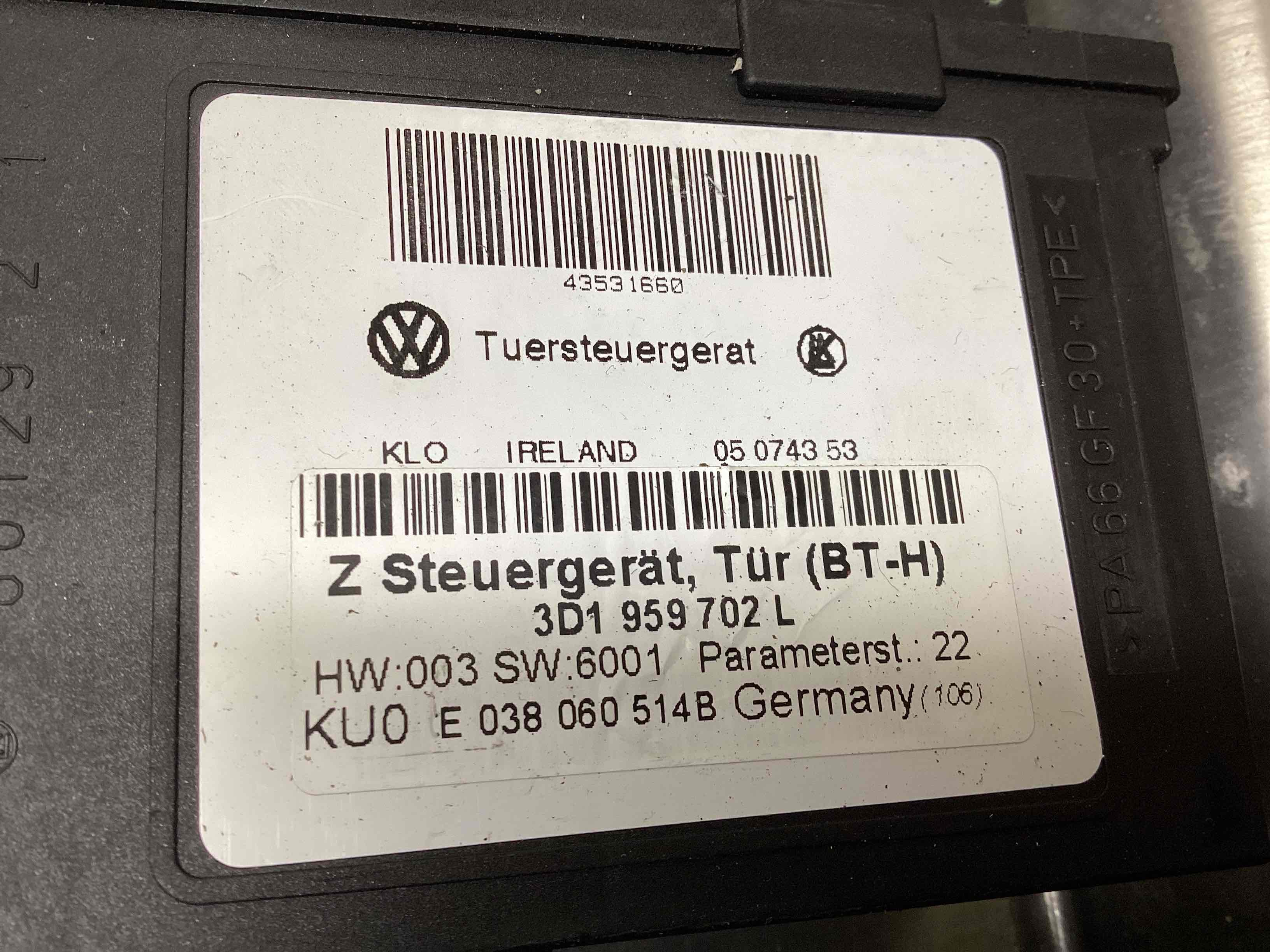 Стеклоподъемник электрический двери передней правой Volkswagen Phaeton купить в России