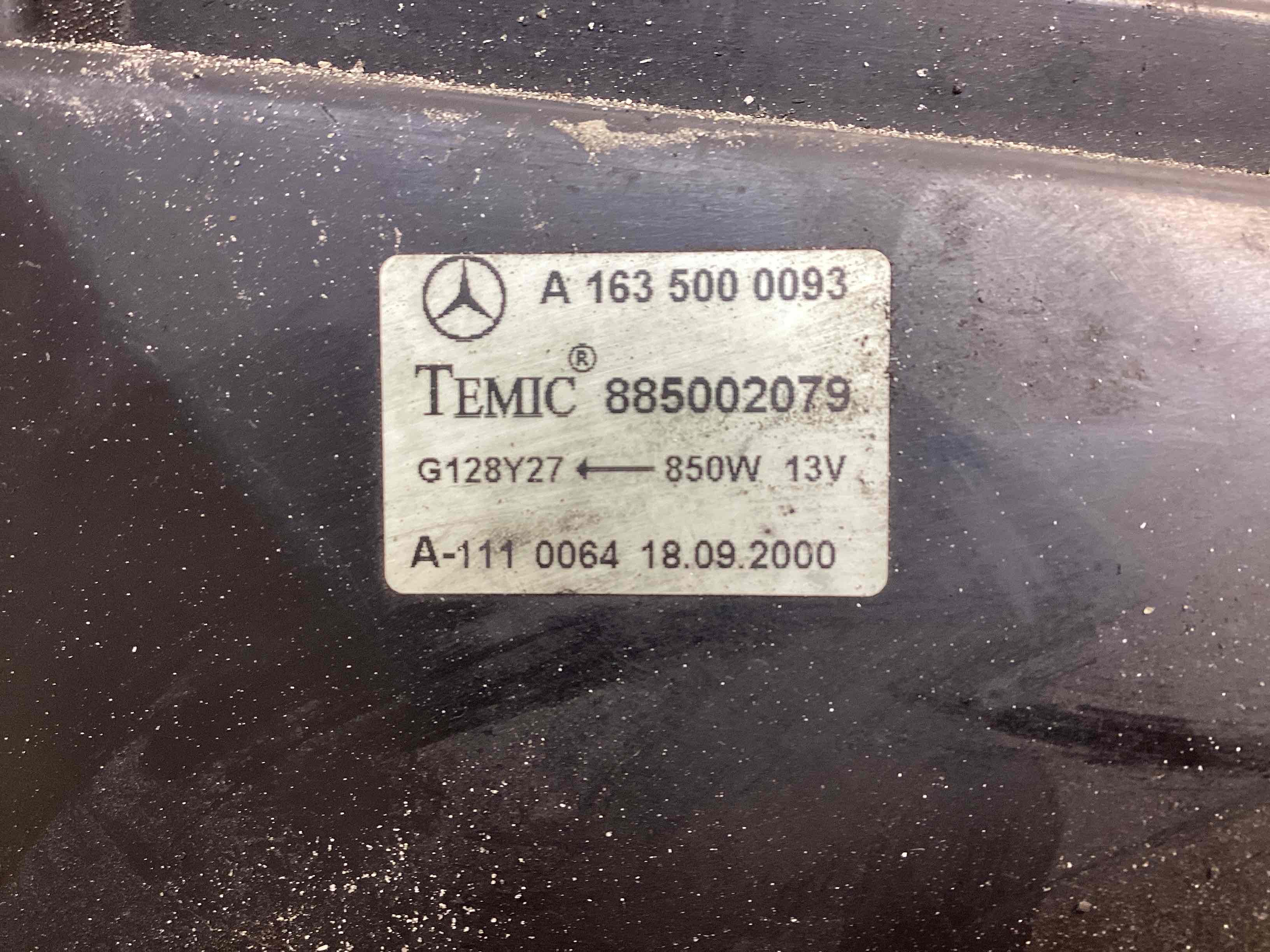 Вентилятор радиатора основного Mercedes ML-Class (W163) купить в Беларуси