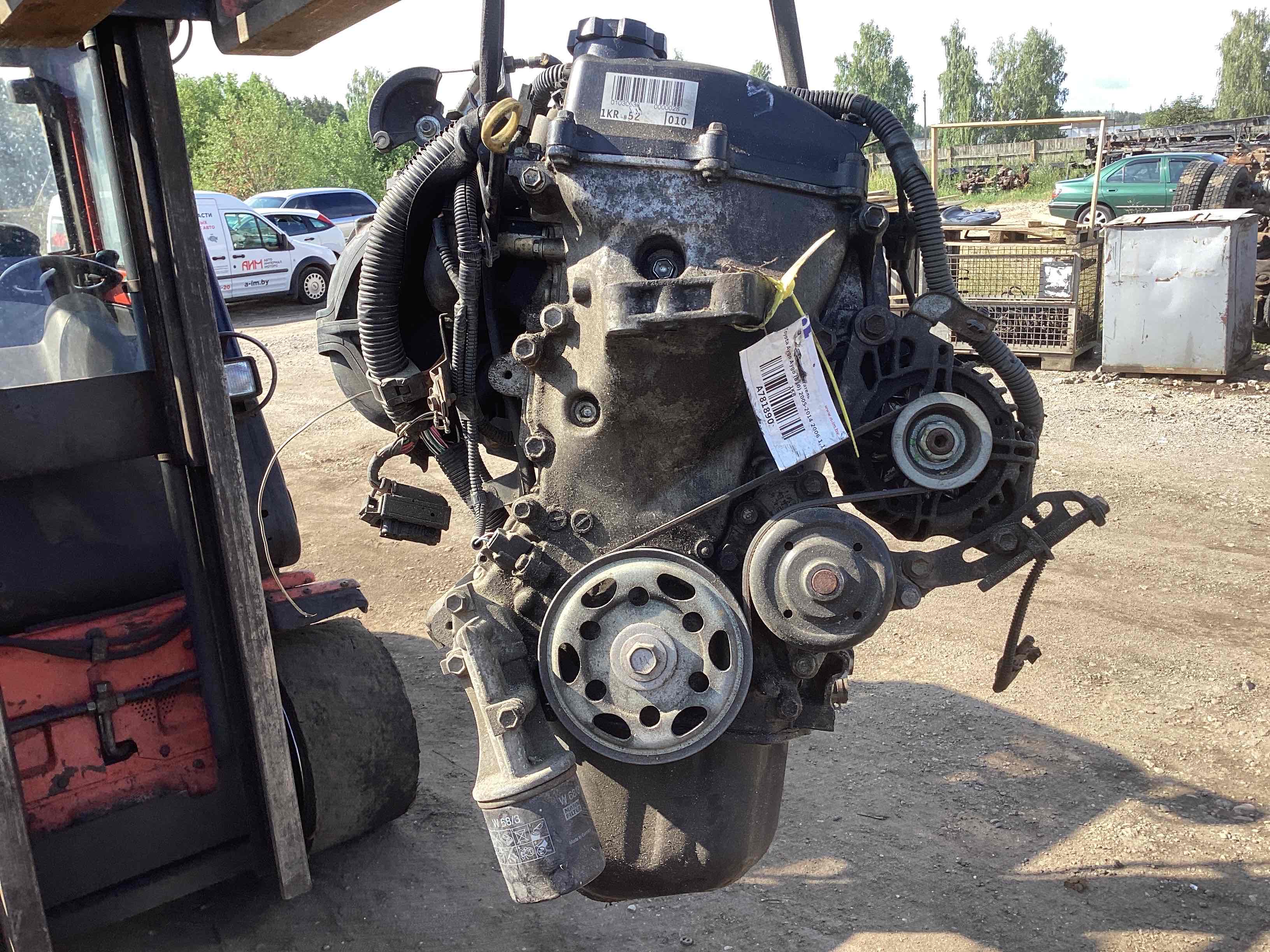 Двигатель (ДВС) Toyota Aygo 1 купить в Беларуси