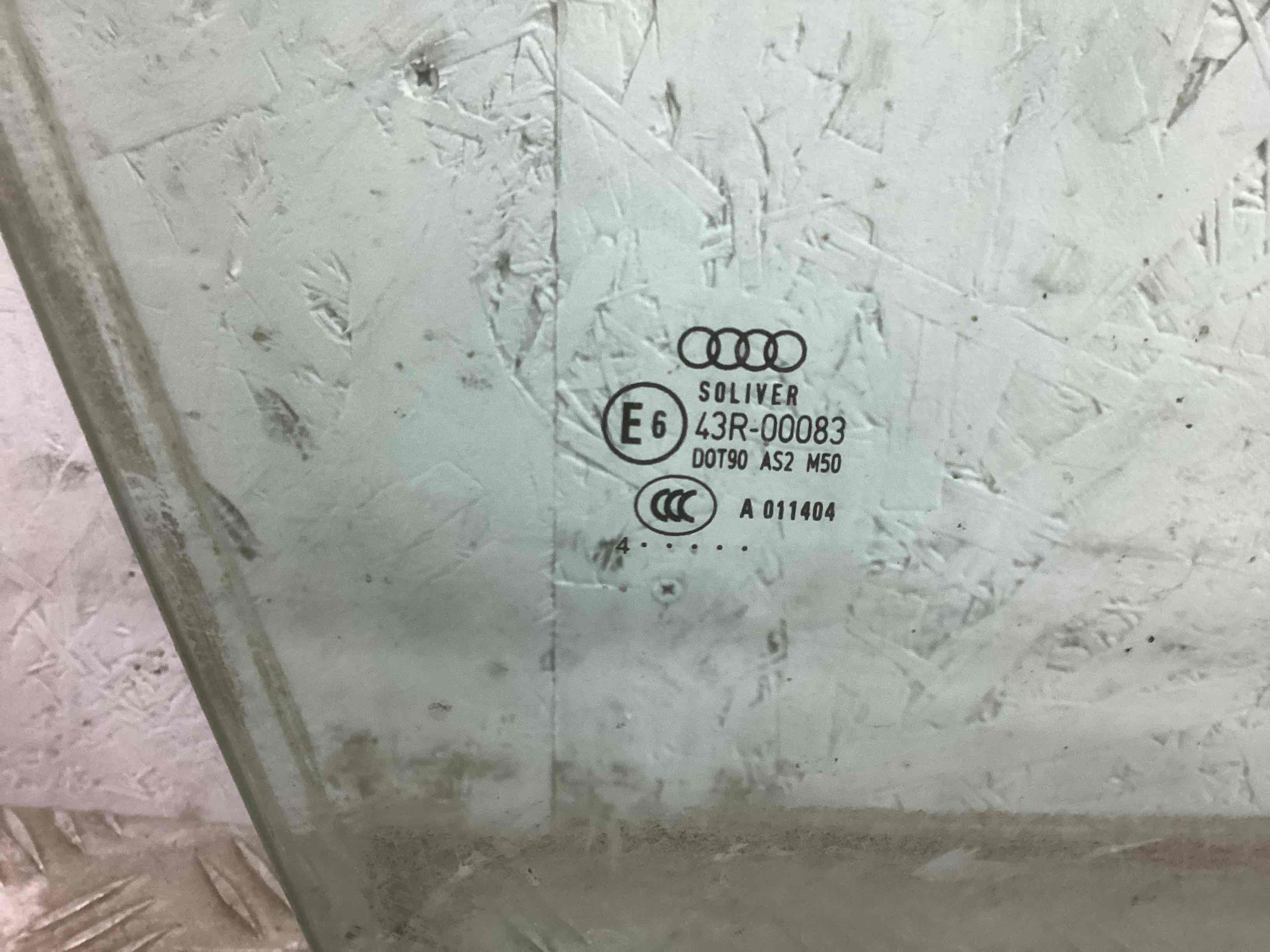 Стекло двери передней правой Audi A6 C6 купить в Беларуси