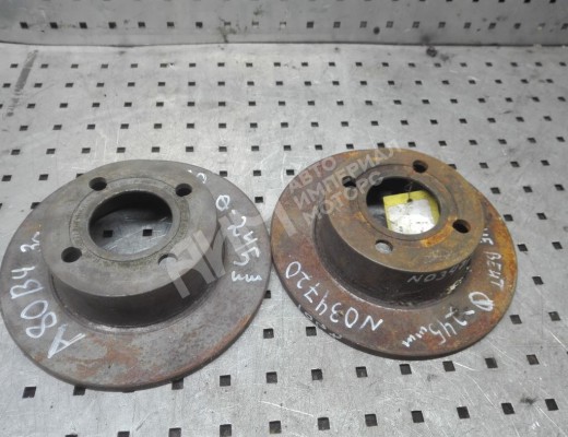 Диск тормозной задний Audi 80 B4 (8C) 1991-1995  Audi 80 80 B4 (8C) 1991-1995