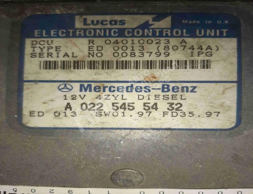 Блок управления двигателем Mercedes C (W202) 1993-1997  Mercedes C C (W202) 1993-1997