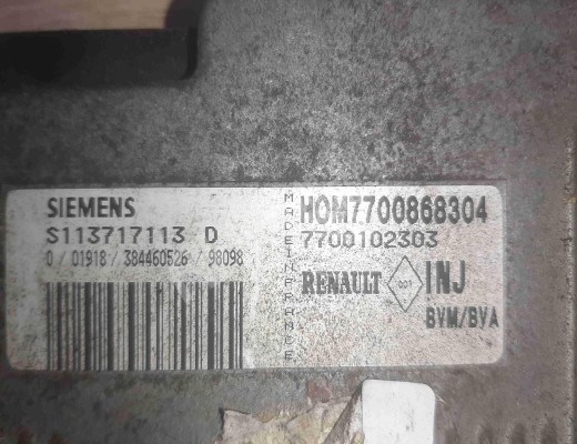 Блок управления двигателем Renault Megane I 1995-2002  Renault Megane Megane I 1995-2002