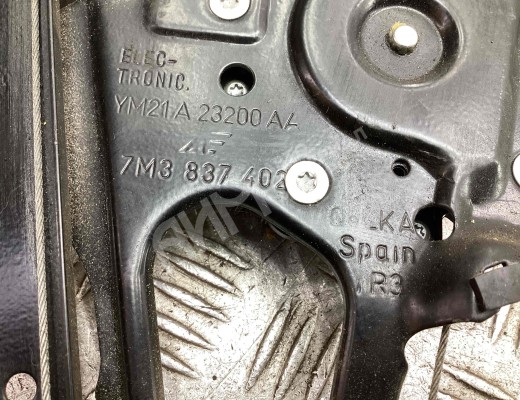 Стеклоподъемник передний правый Volkswagen Sharan I (7M) 1995-2000  Volkswagen Sharan Sharan I (7M) 1995-2000
