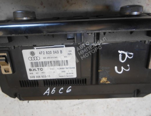 Блок управления печки/климат-контроля Audi A6 C6 (4F) 2004-2008  Audi A6 A6 C6 (4F) 2004-2008