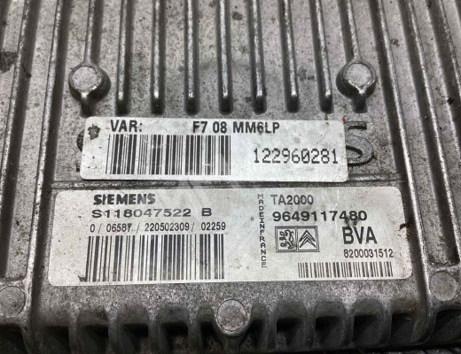 Блок управления АКПП Citroen C5 I 2001-2004  Citroen C5 C5 I 2001-2004