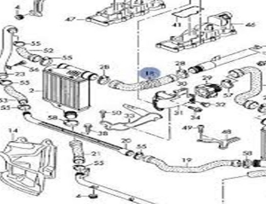 Патрубок интеркулера Audi A6 C6 (4F) 2004-2008  Audi A6 A6 C6 (4F) 2004-2008