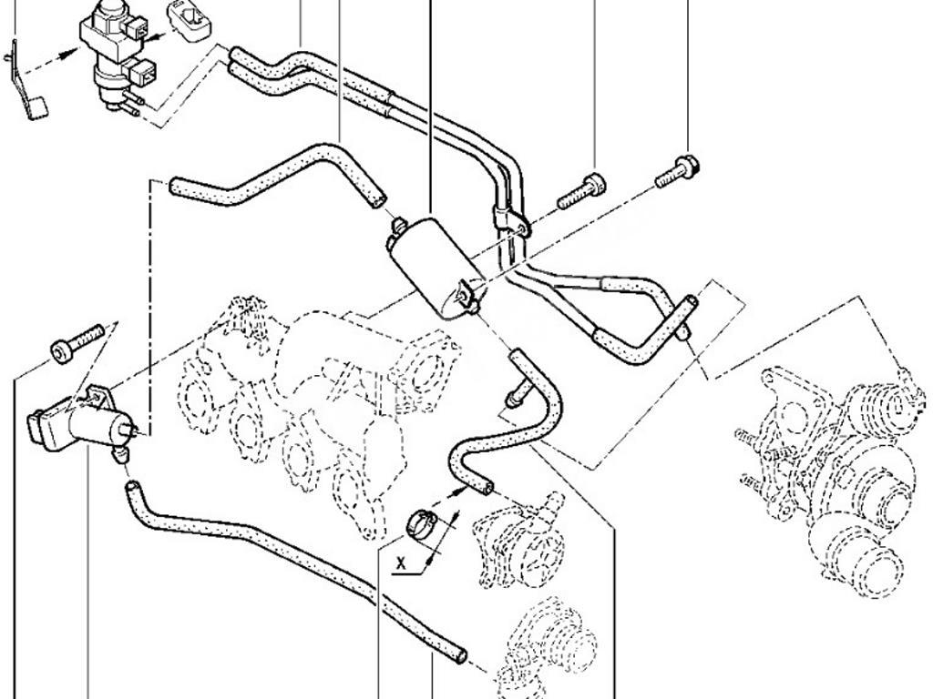 Клапан электромагнитный  Volvo S40