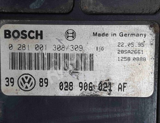 Блок управления двигателем Volkswagen Golf III (1H) 1991-1997  Volkswagen Golf Golf III (1H) 1991-1997