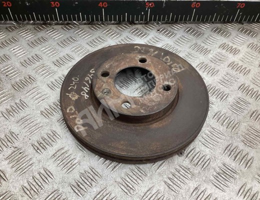 Диск тормозной передний Volkswagen Polo II (86C) 1981-1994  Volkswagen Polo Polo II (86C) 1981-1994