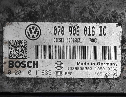 Блок управления двигателем Volkswagen Touareg I (7L) 2002-2006  Volkswagen Touareg Touareg I (7L) 2002-2006
