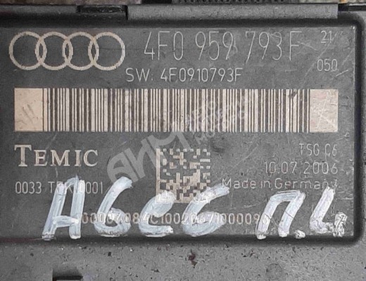 Блок управления двери передней левой Audi A6 C6 (4F) 2004-2008  Audi A6 A6 C6 (4F) 2004-2008