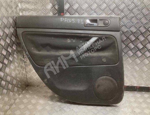Обшивка двери задней левой (дверная карта) Volkswagen Passat B5 (3B) 1996-2000  Volkswagen Passat Passat B5 (3B) 1996-2000