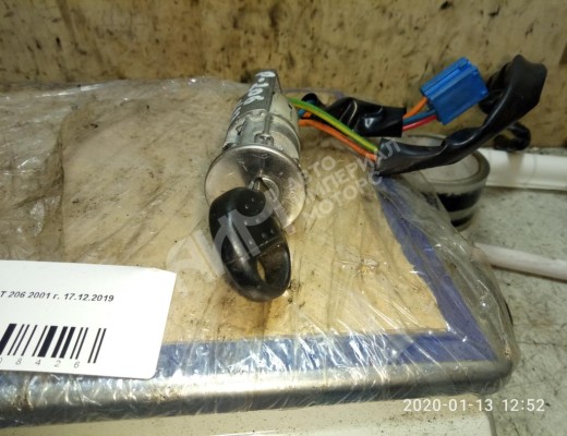 Замок зажигания Peugeot 206 (2A/2E) 1998-2003  Peugeot 206 206 (2A/2E) 1998-2003
