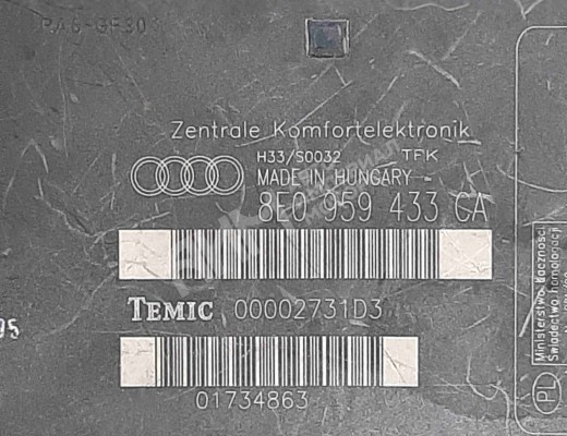 Блок комфорта Audi A4 B7 (8EC, 8ED) 2004-2008  Audi A4 A4 B7 (8EC, 8ED) 2004-2008