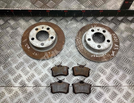 Диск тормозной задний Audi A3 I (8L) 2000-2003 рестайлинг  Audi A3 A3 I (8L) 2000-2003 рестайлинг