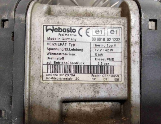 Автономный отопитель Volkswagen Touran I (1T) 2003-2006  Volkswagen Touran Touran I (1T) 2003-2006