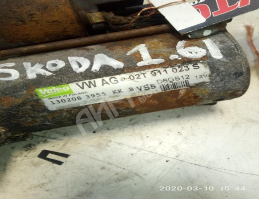 Стартер Skoda Fabia II (5J) 2007-2014  Skoda Fabia Fabia II (5J) 2007-2014