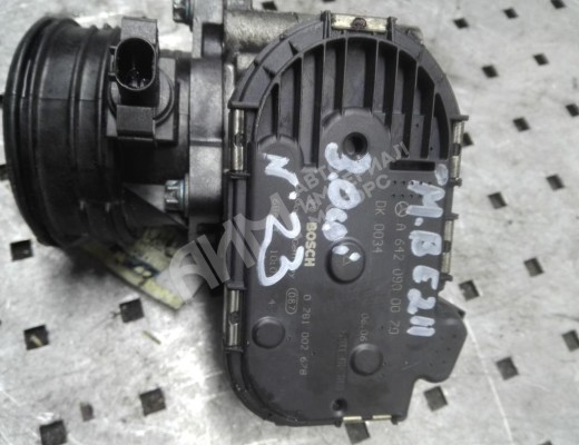 Заслонка дроссельная Mercedes E (W211) 2002-2006  Mercedes E E (W211) 2002-2006