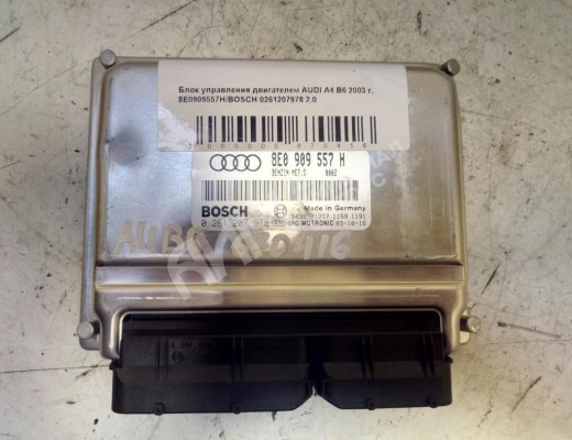 Блок управления двигателем  Audi A4 B6 (8EC, 8E5) 2000-2006