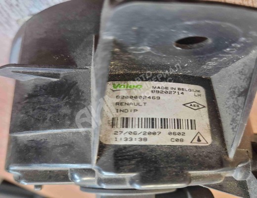 Фара противотуманная левая Renault Clio III 2005-2013  Renault Clio Clio III 2005-2013