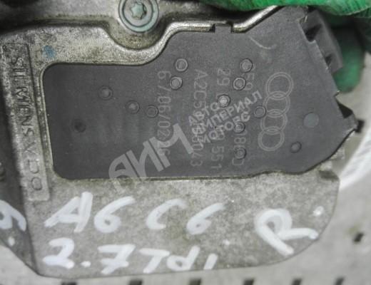 Сервопривод заслонок впускного коллектора Audi A6 C6 (4F) 2004-2008  Audi A6 A6 C6 (4F) 2004-2008