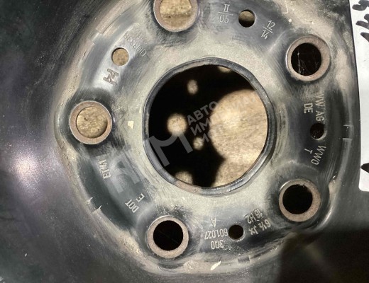 Диск штампованный Skoda Octavia A5 (1Z) 2004-2008  Skoda Octavia Octavia A5 (1Z) 2004-2008