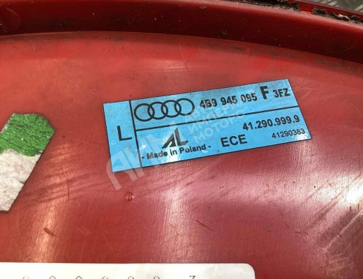 Фонарь задний левый Audi A6 C5 (4B) 1997-2001  Audi A6 A6 C5 (4B) 1997-2001