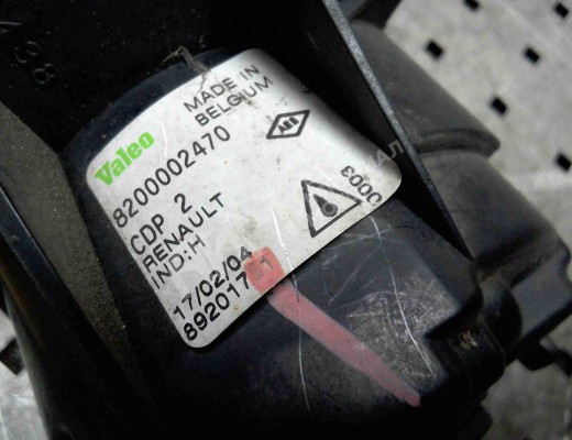 Фара противотуманная правая Renault Espace IV 2002-2006  Renault Espace Espace IV 2002-2006