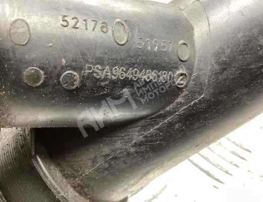 Патрубок интеркулера Peugeot 307 (3A/3H) 2005-2008 рестайлинг  Peugeot 307 307 (3A/3H) 2005-2008 рестайлинг