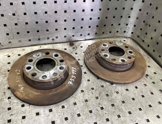 Диск тормозной задний Volkswagen Caddy III (2K) 2004-2010  Volkswagen Caddy Caddy III (2K) 2004-2010