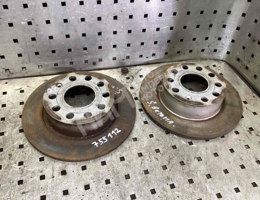 Диск тормозной задний Skoda Octavia A5 (1Z) 2004-2008  Skoda Octavia Octavia A5 (1Z) 2004-2008