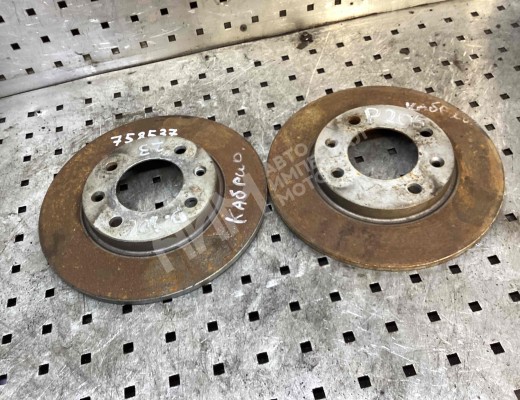 Диск тормозной задний Peugeot 206 (2A/2E) 1998-2003  Peugeot 206 206 (2A/2E) 1998-2003