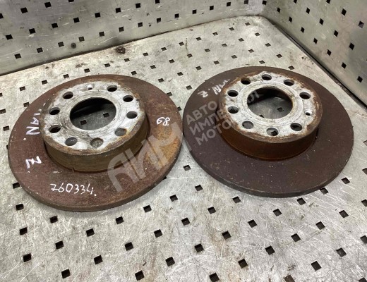 Диск тормозной задний Volkswagen Touran I (1T) 2003-2006  Volkswagen Touran Touran I (1T) 2003-2006