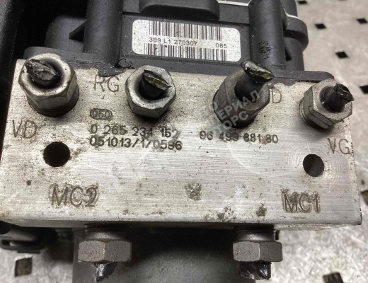 Блок ABS Peugeot 307 (3A/3H) 2005-2008 рестайлинг  Peugeot 307 307 (3A/3H) 2005-2008 рестайлинг