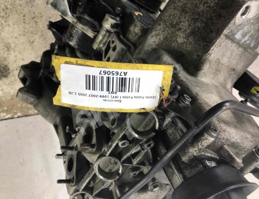 Двигатель Skoda Fabia I (6Y) 2004-2007 рестайлинг  Skoda Fabia Fabia I (6Y) 2004-2007 рестайлинг