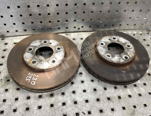 Диск тормозной передний  Nissan Almera Tino (V10) 2000-2006
