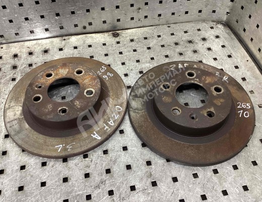 Диск тормозной задний Opel Zafira A 1999-2003  Opel Zafira Zafira A 1999-2003