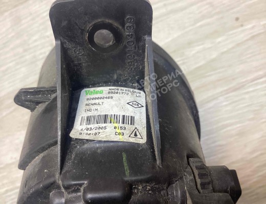 Фара противотуманная левая Renault Clio II 1998-2005  Renault Clio Clio II 1998-2005