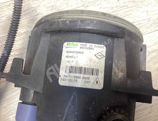 Фара противотуманная левая Renault Scenic II (JM) 2006-2009 рестайлинг  Renault Scenic Scenic II (JM) 2006-2009 рестайлинг