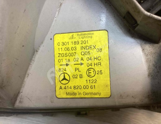 Фара левая Mercedes Vaneo 2002-2005  Mercedes Vaneo Vaneo 2002-2005