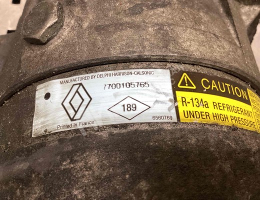 Компрессор кондиционера Renault Megane I 1995-2002  Renault Megane Megane I 1995-2002