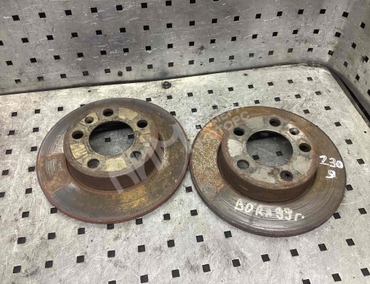 Диск тормозной задний Volkswagen Bora (1J) 1998-2005  Volkswagen Bora Bora (1J) 1998-2005