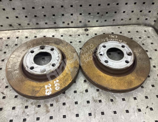 Диск тормозной передний Nissan Micra III (K12) 2002-2010  Nissan Micra Micra III (K12) 2002-2010