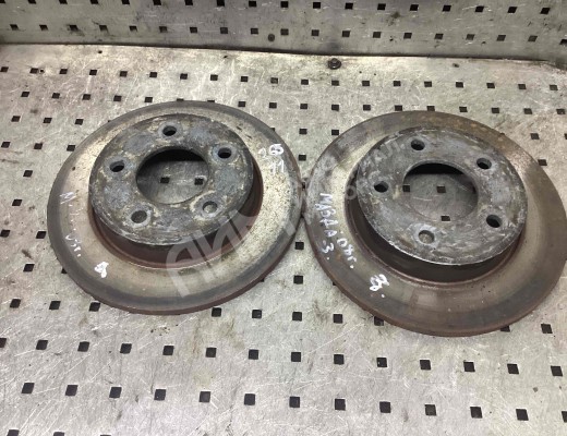 Диск тормозной задний Mazda 3 I (BK) 2003-2009  Mazda 3 3 I (BK) 2003-2009