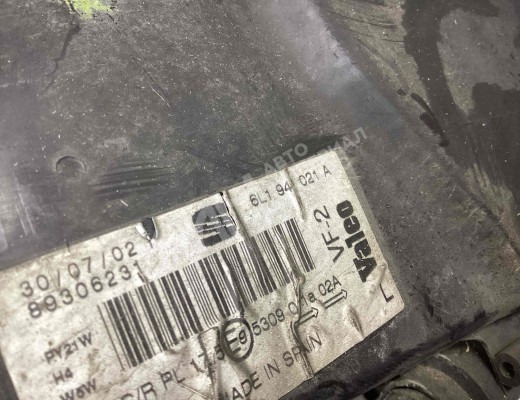 Фара левая Seat Ibiza III (6L) 2002-2008  Seat Ibiza Ibiza III (6L) 2002-2008