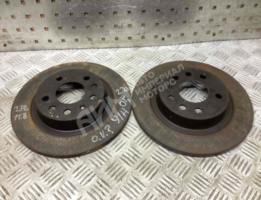 Диск тормозной задний Opel Vectra C 2002-2005  Opel Vectra Vectra C 2002-2005