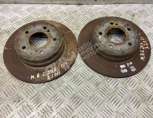 Диск тормозной задний Mercedes C (W203) 2000-2004  Mercedes C C (W203) 2000-2004